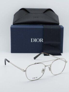 Dior CD DIAMONDO R2U F200 Aviator Eyeglasses 54mm  - Silver / Gold